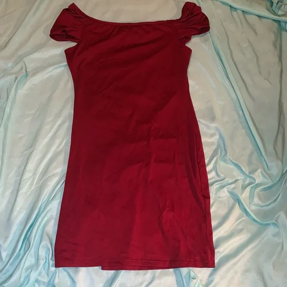 SHEIN Red Mini Dress Size Large - Picture 2 of 5